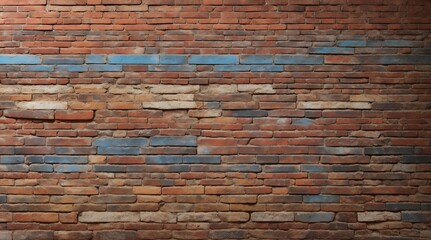orange brick wall in background for design with copy space.