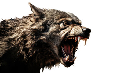 Wolf hunting, wild animal, wild nature concept