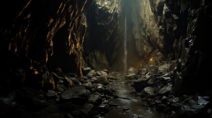 darkness horror cave