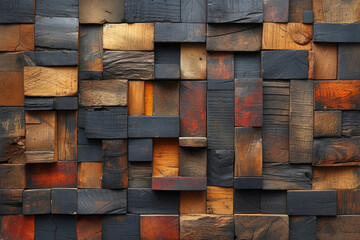 Weathered Whispers: Old Wood's Industrial Tale