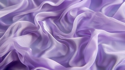 Obraz premium Floating Lilac Fabric Illustration Generative AI