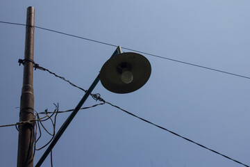 Obraz premium street lighting bulbs