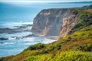 Fototapeta na wymiar Coastline of California along the road to San Francisco