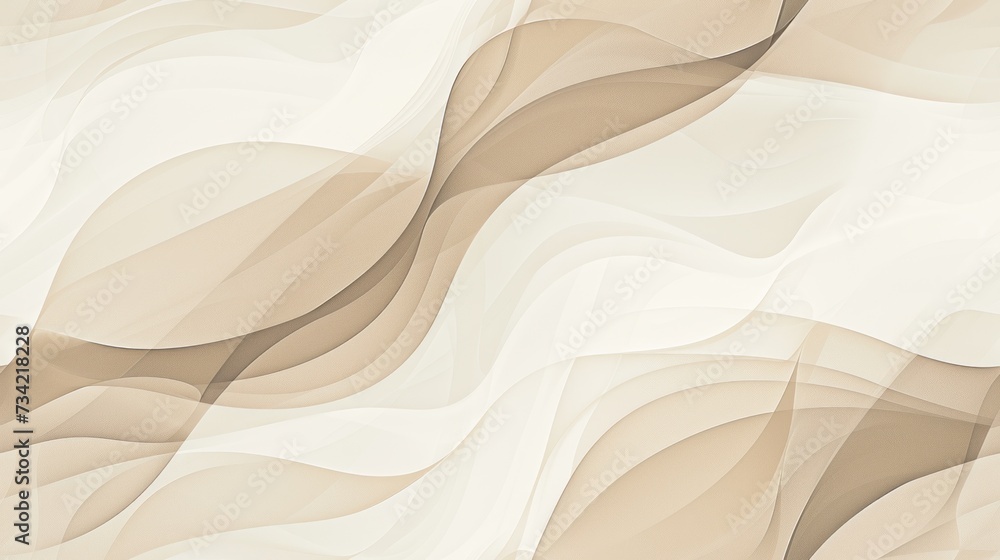 Aufkleber a brown and white abstract background with a wavy wave pattern on the bottom half of the image and t