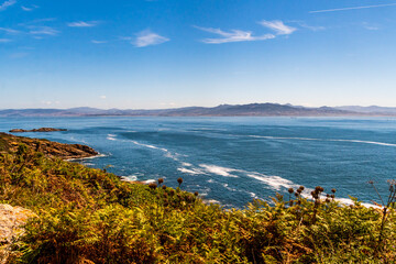 Paisaje en Islas Cíes, Galicia.