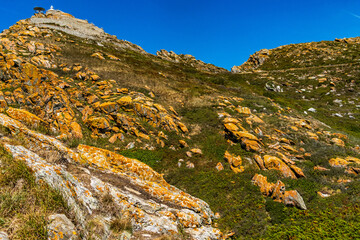 Paisaje en Islas Cíes, Galicia.
