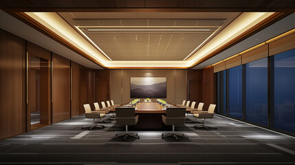 Corporate Unity in Blue and Brown