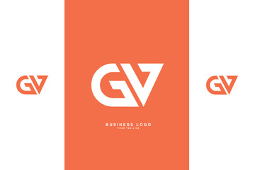 GVV, VG, G, V, Abstract Letters Logo Monogram
