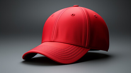 3d rendered photo of red hat made with generative AI - Powered by Adobe