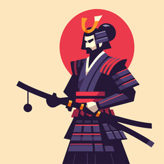 samurai with sword