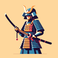 illustration of a samurai warrior