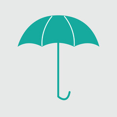 Umbrella icon vector flat design. Vector illustration. Eps file 314.