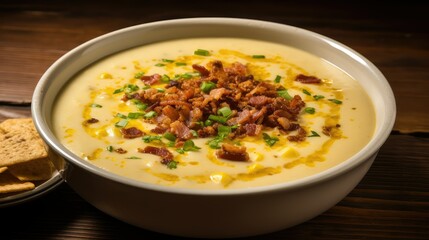 comfort corn chowder with bacon