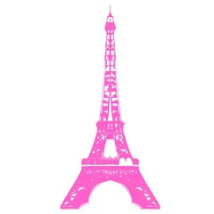 Fototapeta na wymiar Eiffel towers on a white background.Paris.Urban Illustration for coloring. Background.City. Line style. Sketch 