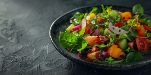 fresh vegetable salad Generative AI