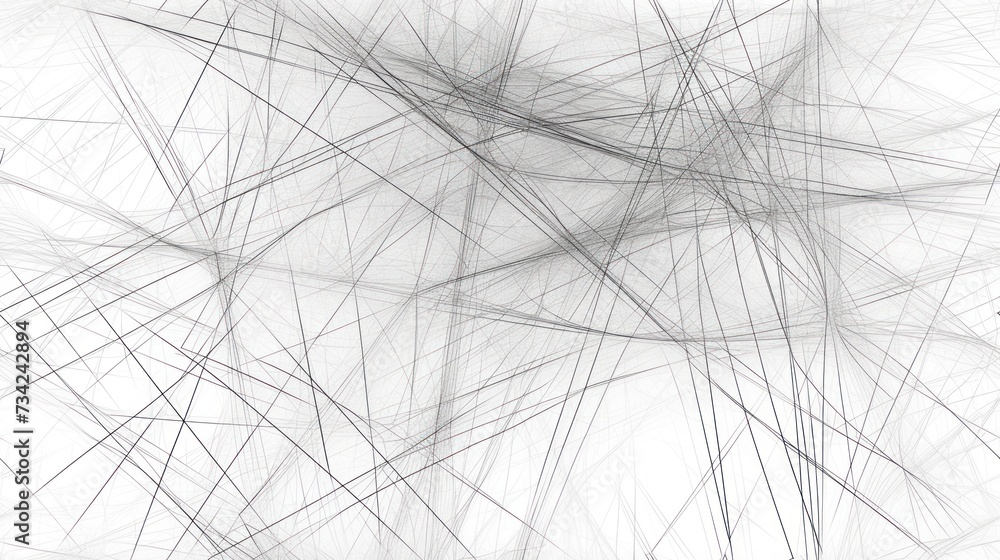 Poster a black and white photo of a bunch of lines on a sheet of paper that looks like something out of a b
