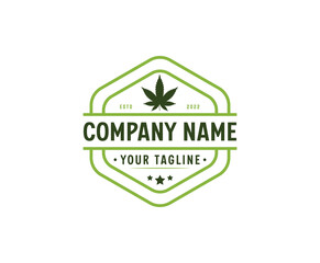 Marijuana label. Smoke weeds, cannabis joints, and hashish or weed-smoking devices. Marijuana seeds vector illustration set