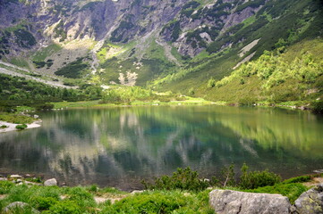 Zelené pleso Kežmarské lake in Slovakia
