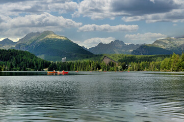 Štrbské Pleso lake Slovakia mountains