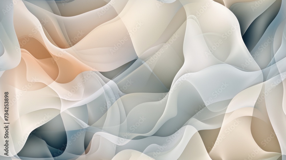 Aufkleber a close up of an abstract background with a mixture of different shades of blue, beige, beige and wh