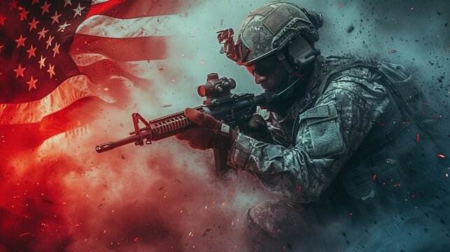 rangers during the military operation. anti terrorism military concept.