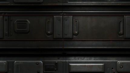 Fototapeta premium Abstract background with rusted metal texture lines and shapes.