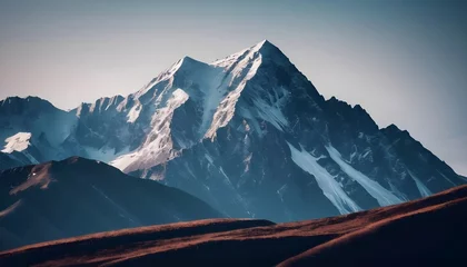 Cercles muraux Alpes Landscape with mountains 