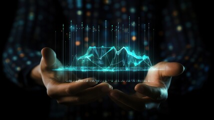 Charts and diagrams analysis background. Finance and investment theme concept.