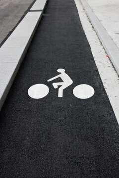 symbole de piste cyclable