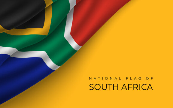 National flag of South Africa country