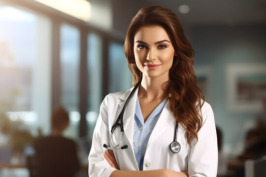 portrait of a doctor in hospital