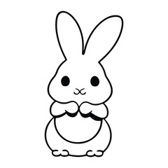 Easter egg with bunny ears, Easter egg with bunny ears illustration