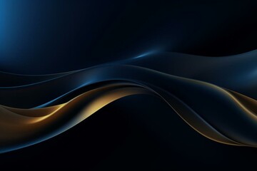 A sophisticated and stylish dark blue abstract background with a touch of elegance. Generative AI