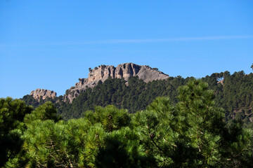 Fototapeta na wymiar Beautiful landscape of Sierra del Segura y Cazorla in Spain