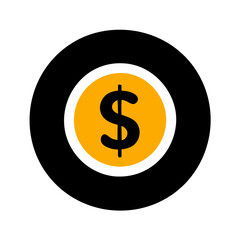 dollar sign icon	