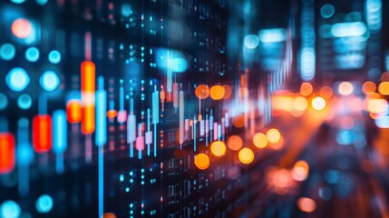 Obraz premium stock market chart showing a significant uptrend generative ai