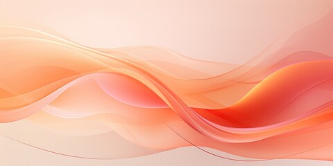 Abstract background in peach color. Color of the year 2024. Generative AI