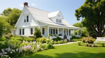 home white farm house