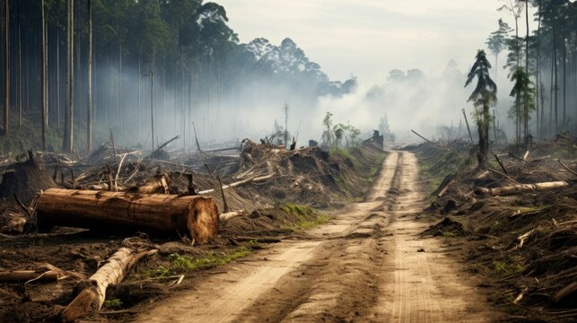 deforestation contributes to climate change generative ai