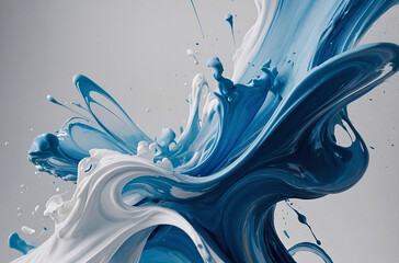 Colorful paint splash abstract background