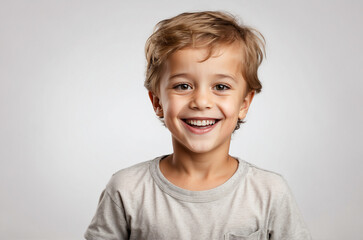 portrait of a smiling boy