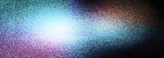 An abstract iridescent grainy grunge texture background image.