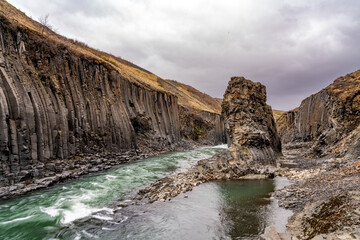 Incredible Studlagil canyon 2