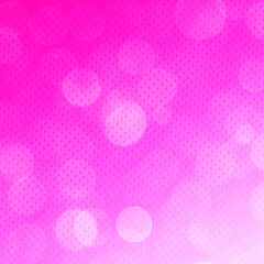 Pink bokeh square background for banner, poster, event, celebrations and various design works