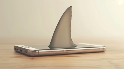 A conceptual image illustrating the danger of online predators, as threat to internet users, especially children and teenagers.