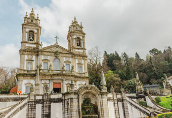 Bom Jesus do Monte church in Braga, Portugal