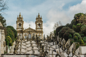 Bom Jesus do Monte church in Braga, Portugal