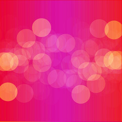 Pink square bokeh background for banner, poster, event, celebrations and various design works