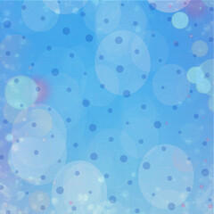 Blue square bokeh background for banner, poster, event, celebrations and various design works