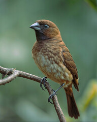 Bird, sparrow,  on branch
